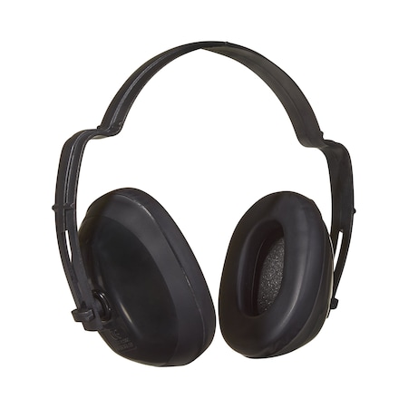 Basic Safety Hearing Protection Shooting Earmuffs, 23 DB NRR, Black